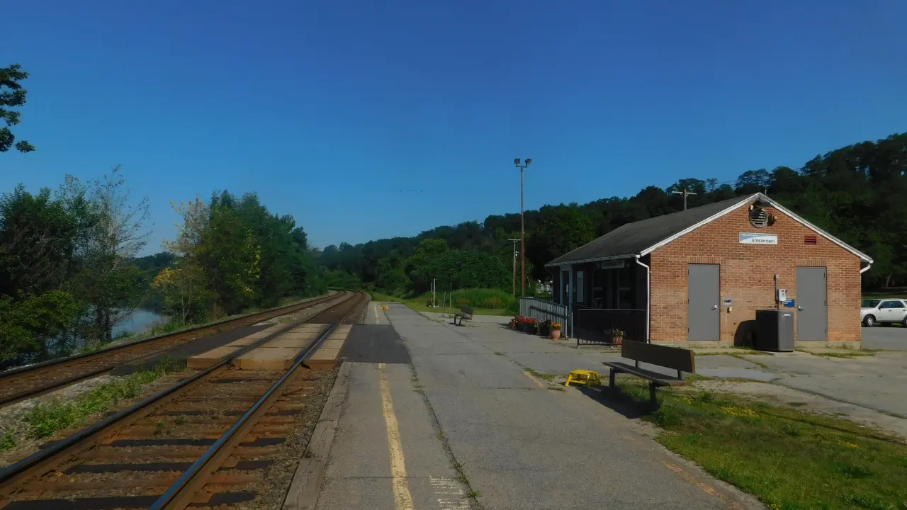 Amtrak Train Station Amsterdam, NY (AMS)