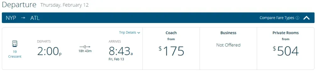 amtrak dynamic pricing