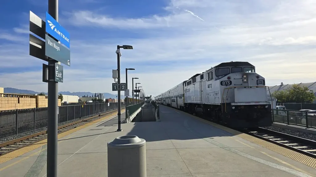Las Vegas through Amtrak Thruway Bus 
